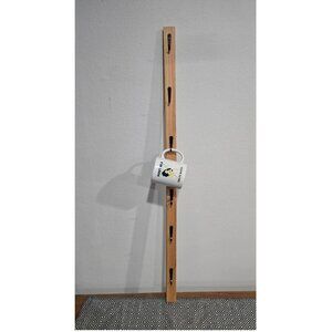 New 36" Solid Wood Standard Coffee Cup Wall Hanger
